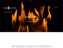 Tablet Screenshot of fireandwater.us